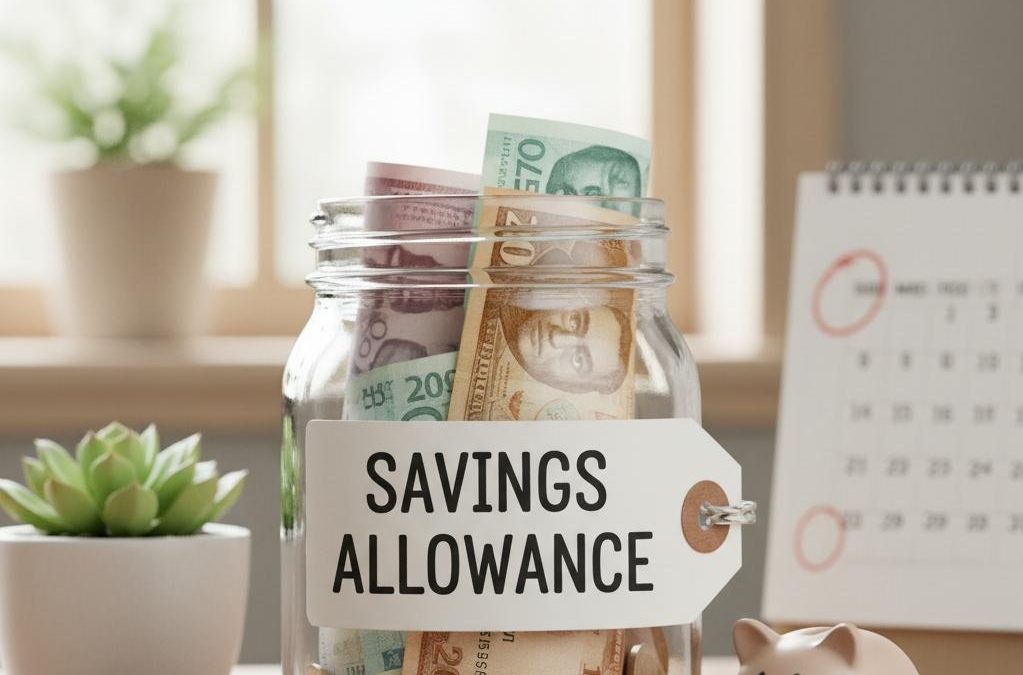 Visual guide showing how the £5,000 savings allowance works