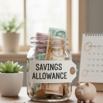 Visual guide showing how the £5,000 savings allowance works