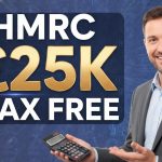 A navy and green Taxes Done Right graphic showing the headline ‘HMRC’s £25,070 Tax-Free Allowances Explained – Don’t Miss Out’. A friendly accountant character stands beside bold text with money icons around the title.