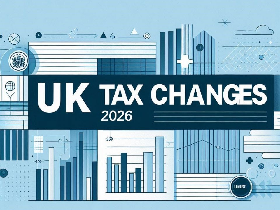 Infographic highlighting the 2026 tax changes for UK landlords, including MTD rules, dividend tax rises and reduced allowances