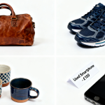 A person sorting second-hand clothes and parcels at home, preparing to list items on Vinted and eBay, with a message reassuring that selling personal belongings is not taxable.