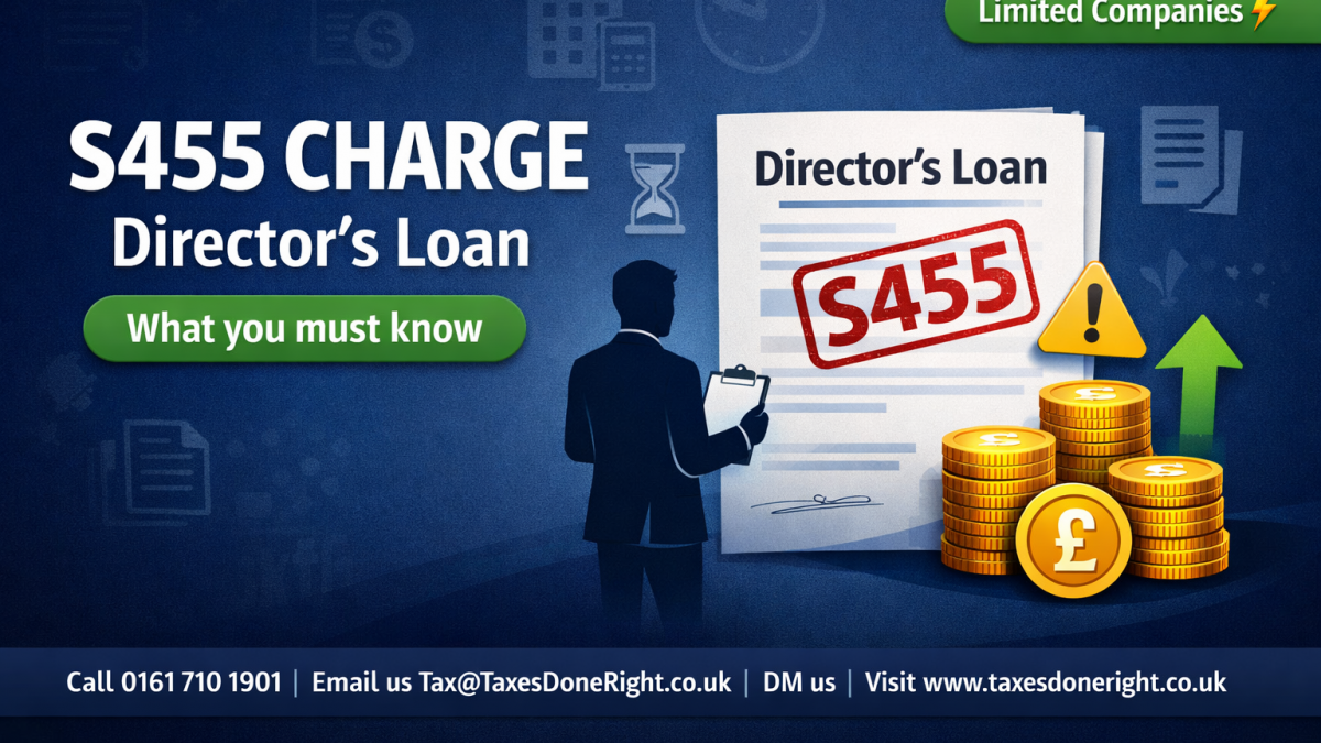 S455 charge on director’s loan for UK limited companies explained