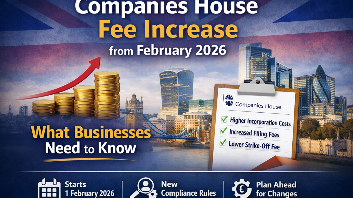Companies House fee increase from February 2026 and how it affects UK businesses