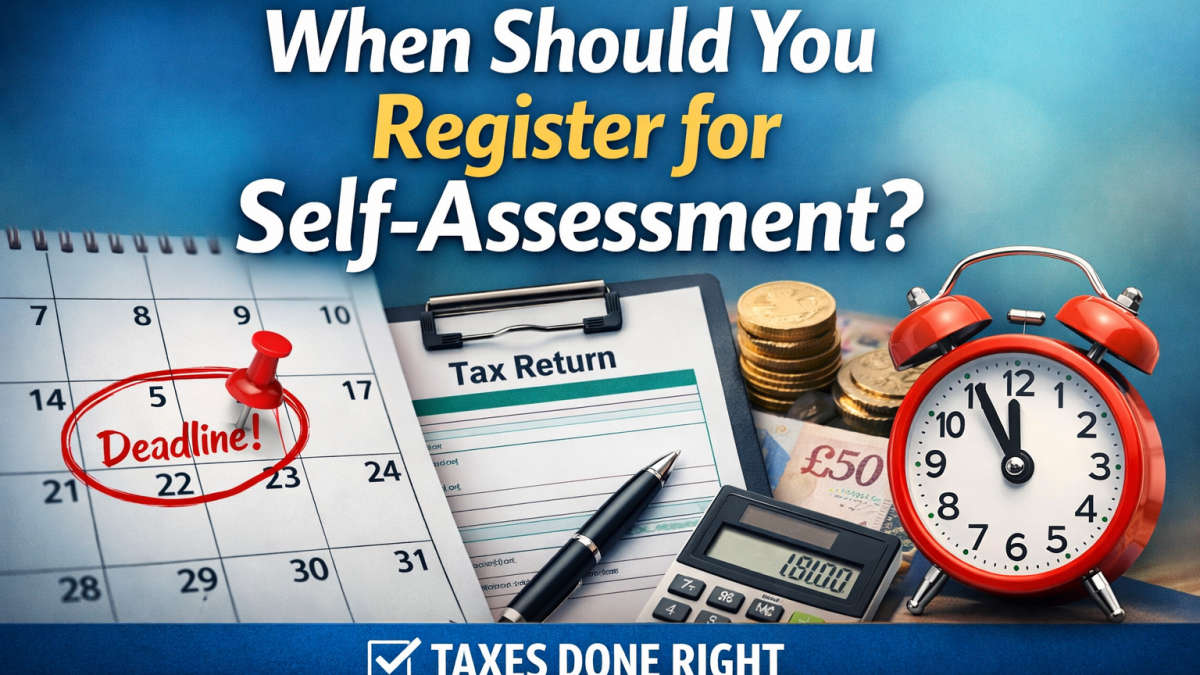 When should you register for self-assessment in the UK and avoid HMRC penalties