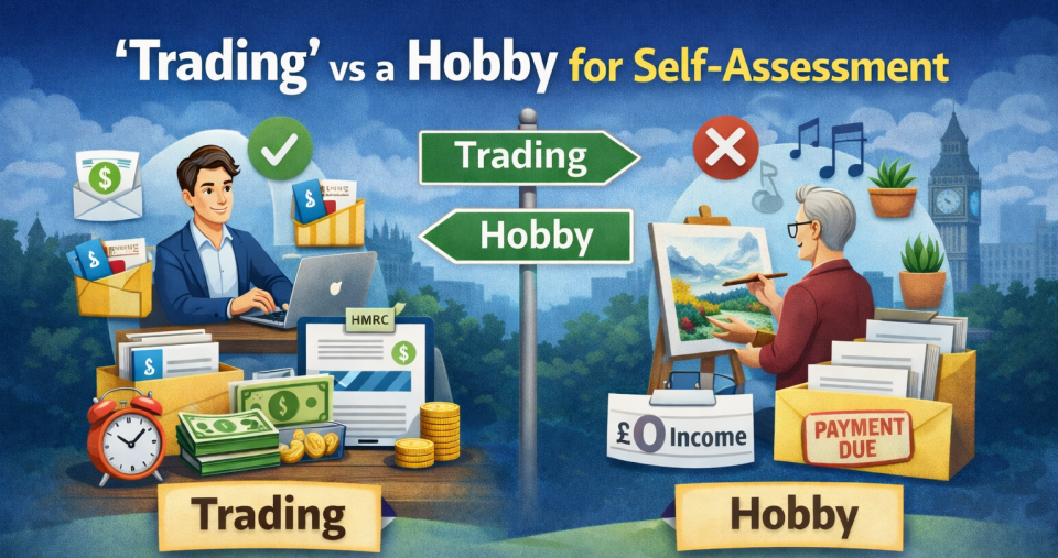 Trading or hobby explained for UK self assessment and HMRC tax rules
