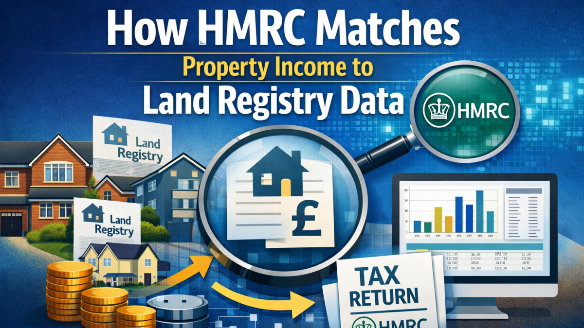 How HMRC matches property income declared on tax returns with Land Registry ownership data