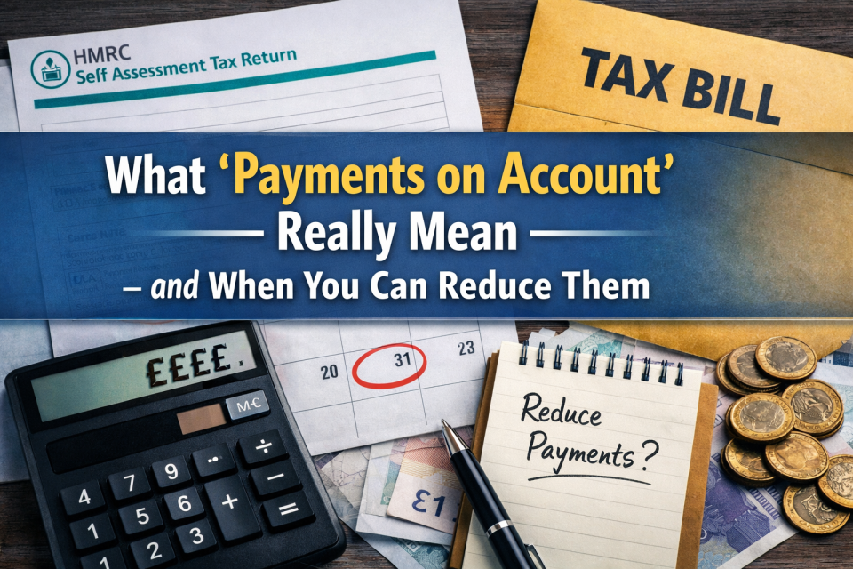 Understanding payments on account for self assessment taxpayers