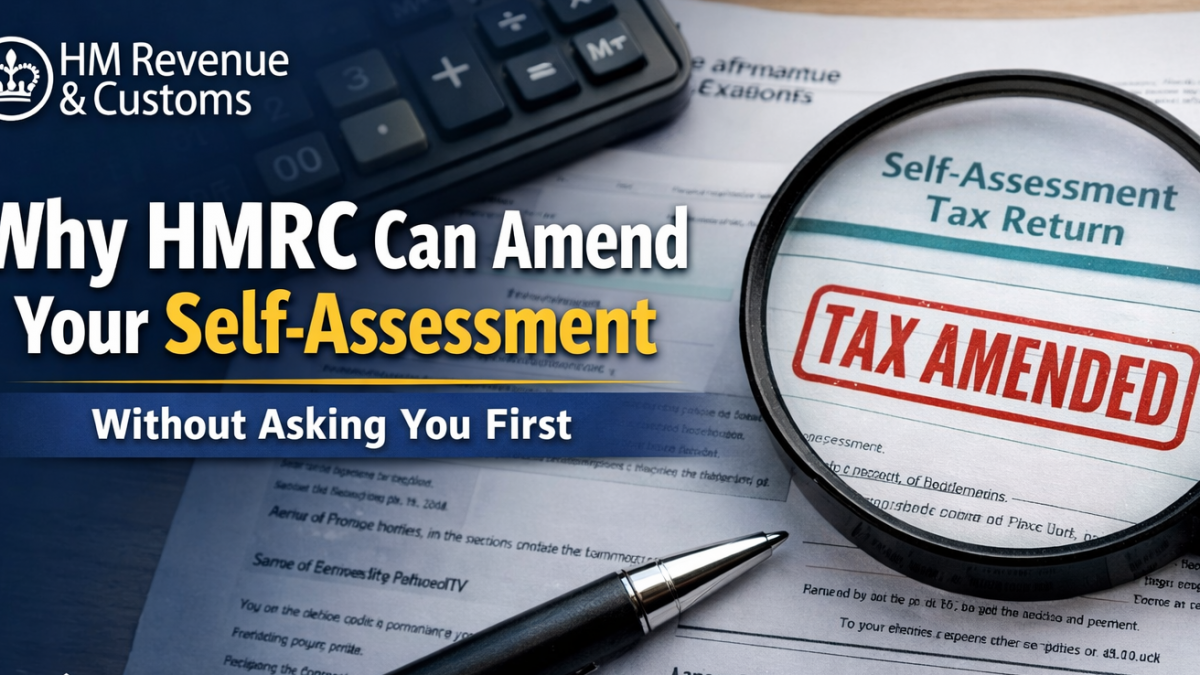 HMRC amending a UK Self Assessment tax return without contacting the taxpayer first under HMRC compliance powers