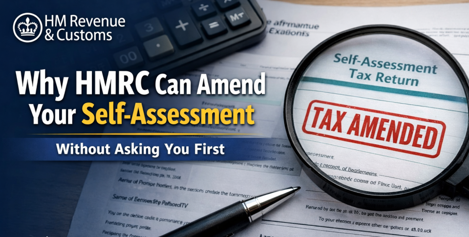 HMRC amending a UK Self Assessment tax return without contacting the taxpayer first under HMRC compliance powers