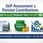 Tax relief and pension guide showing how pension contributions reduce income tax in the UK