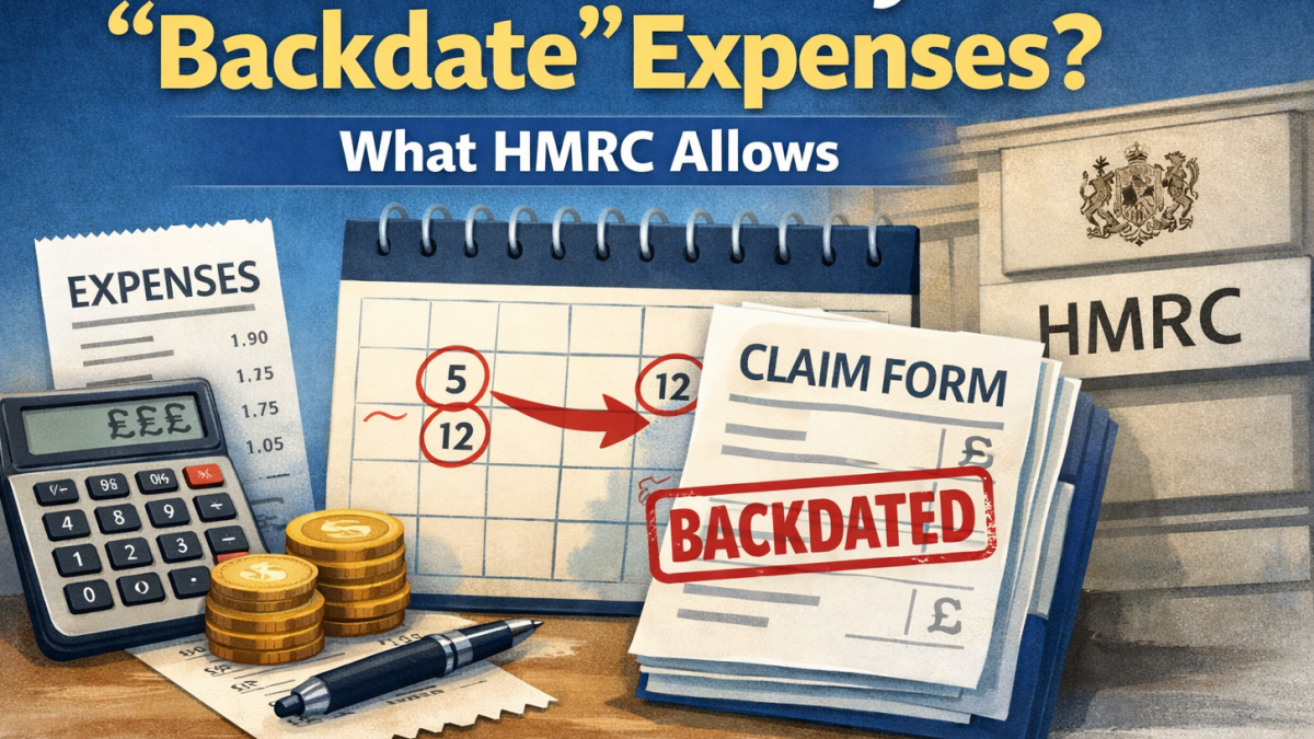 Can you backdate expenses? HMRC rules on allowable business expenses in the UK