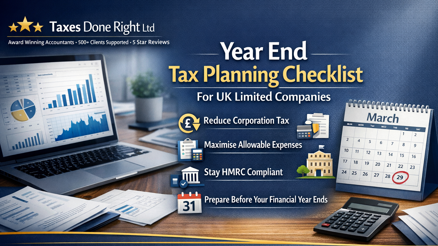 Year End Tax Planning Checklist for UK Limited Companies - Taxes Done ...