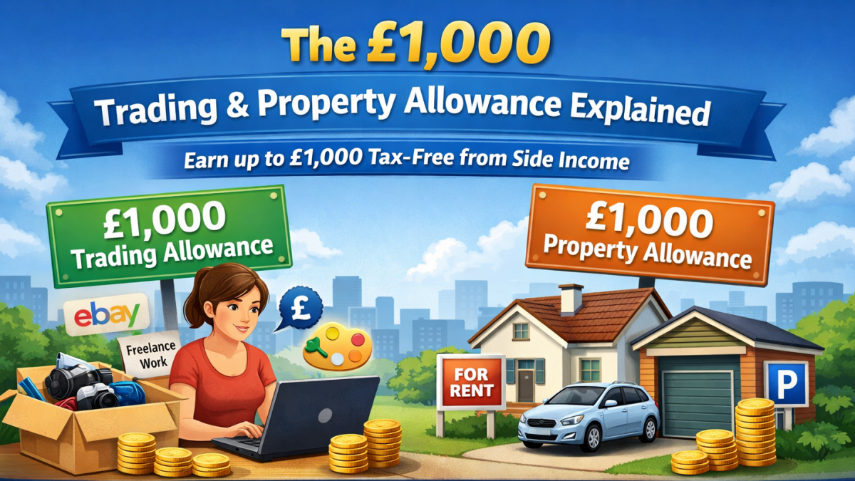 £1000 trading allowance and property allowance explained UK tax rules
