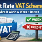 Flat Rate VAT Scheme explained showing when it works and when it does not for UK small businesses