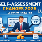 Self Assessment changes 2026 HMRC new questions for company directors including dividends and director loans
