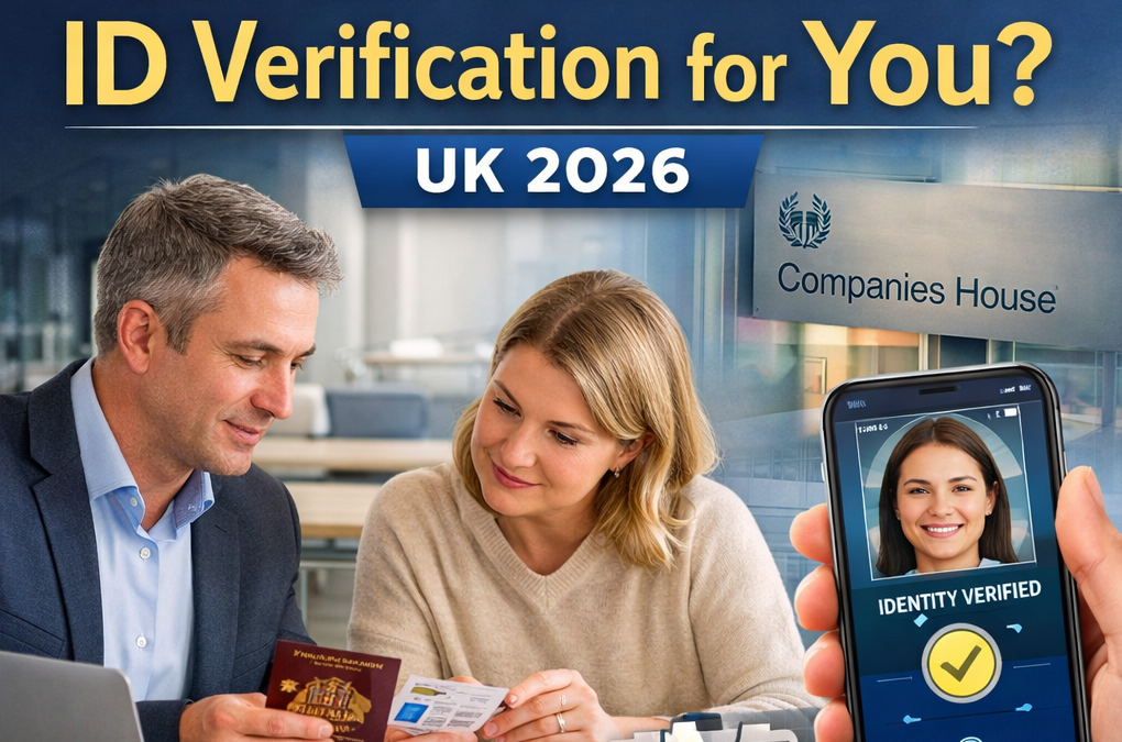 Accountant helping client with identity verification under new UK Companies House rules