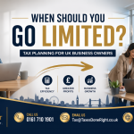 When should you go limited UK business tax planning sole trader vs limited company comparison