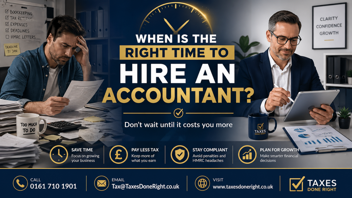 When is the right time to hire an accountant for a small business in the UK