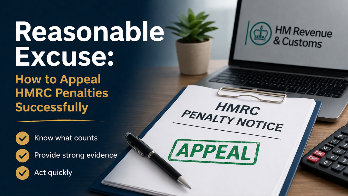 Reasonable excuse for HMRC penalties and how to appeal successfully in the UK