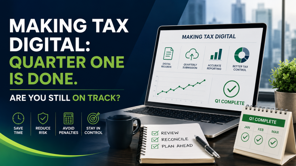 Making Tax Digital software dashboard for HMRC tax compliance