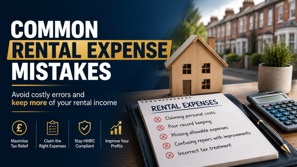 Common rental expense mistakes UK landlords should avoid to reduce tax and stay HMRC compliant.