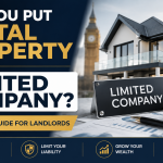 Rental Property Into Limited Company guide showing a UK rental property, limited company concept and tax planning for landlords.