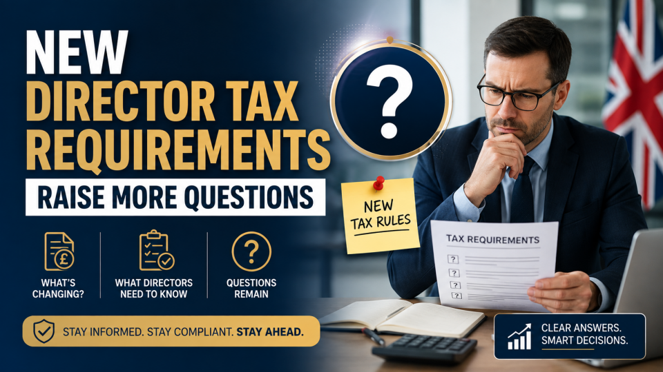 New Director Tax Requirements raise more questions for UK company directors