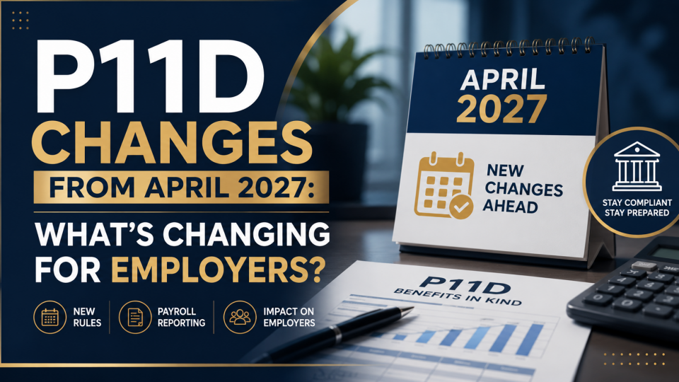 P11D Changes April 2027 – important changes to benefits in kind, mandatory payrolling and reporting requirements for UK employers from 6 April 2027. Employers should prepare their payroll systems and processes for the new rules.