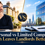 Personal vs Limited Company comparison for UK landlords weighing personal property ownership against a limited company in 2026/27.