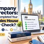 Company’s House Identity Check – UK company director completing Companies House identity verification