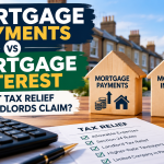 Mortgage payments vs mortgage interest explained for UK landlords, highlighting Section 24 rules, allowable expenses and mortgage tax relief.